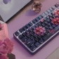 Monet Oil Painting 104+25 Cherry Profile PBT Dye-subbed Doubleshot Backlit Keycaps Set Side Legends for Mechanical Keyboard